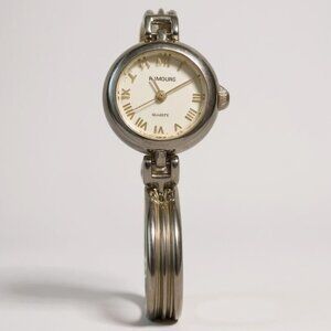 Vintage Rumours‎ Quartz Women's Silver & Gold -Tone Watch Roman Numerals